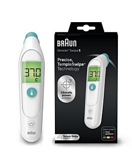 BRAUN BST200EE Termometr elektroniczny do czoła, TempleSwipe, LCD