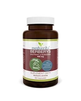 Medverita Berberys ekstrakt 400 mg 60 kapsułek