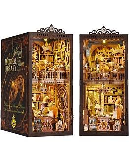 Habarri Miniaturowy domek Book Nook - Świątynia wiedzy