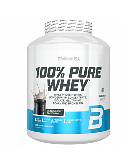 BioTech USA 100% Pure Whey 2000 g o smaku black biscuit