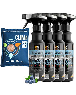 Chemical Tiger Pochłaniacz wilgoci + 4x Odmrażacz do szyb lusterek zamków 500 ml