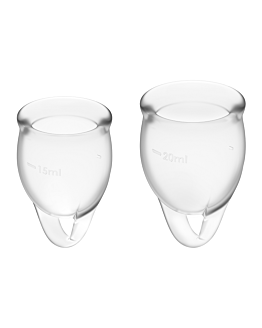 Satisfyer Feel Confident Menstrual Cup Transparent