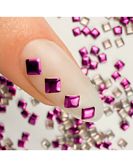 NTN Premium ShinePins Gładkie Ćwieki Ozdoby Do Paznokci Kwadratowe Large Nr 9 5 g