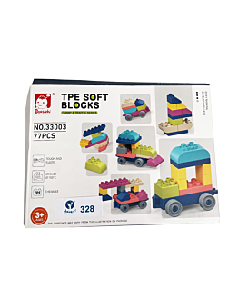 Habarri SOFT blocks - miękkie klocki konstrukcyjne 41 elementów