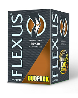 Flexus, Preparat na wzmocnienie stawów, Zestaw 30 kaps. + 30 kaps.
