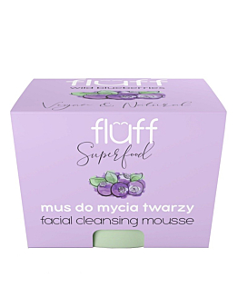Fluff Myjący Mus do twarzy, Leśne Jagody