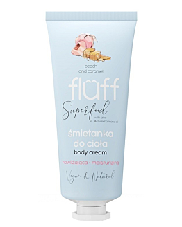 Fluff Śmietanka do ciała Nawilżająca Brzoskwinie w Karmelu