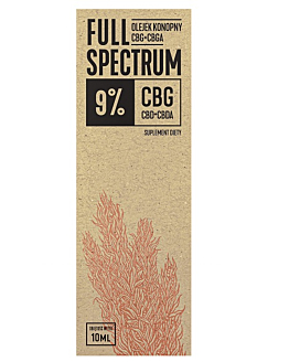 Full Spectrum Olejek Konopny CBG+CBGa 9%, Płyn, 10 ml