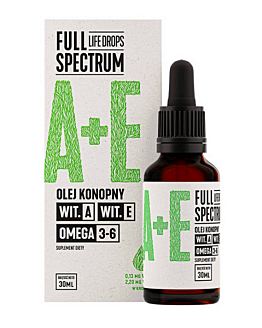 Full Spectrum Witamina A+E, Krople, 30 ml