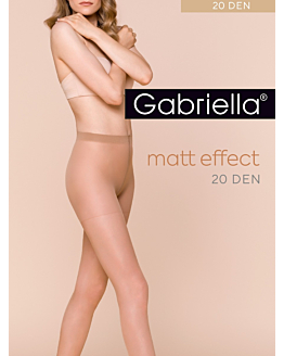 Gabriella Matt Effect 20 Den Duna Nero - Rajstopy rozm. 2