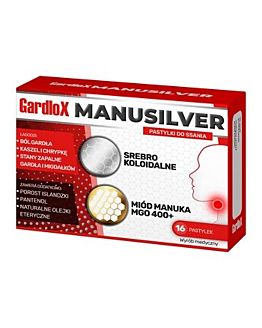 Gardlox Manusilver, Pastylki do ssania