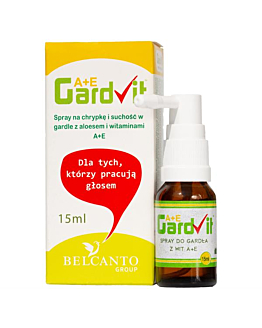 Gardvit A+E, Aerozol do gardła