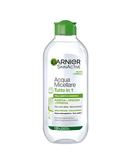 Garnier Skin Naturals Acqua Micellare 3 in 1, Pelle Normale e Mista 400 ml