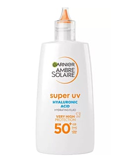 Garnier Ambre Solaire Super UV SPF 50+ Fluid ochronny do twarzy przeciw przebarwieniom