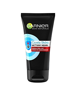 Garnier Skin Naturals Czysta Skóra Aktywny Węgiel Maska przeciw zaskórnikom