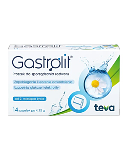 Gastrolit proszek do sporządzania roztworu 300 mg 14 sasz. po 4,15 g
