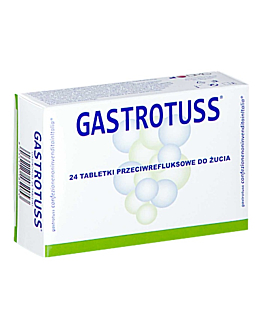 Gastrotuss, Łagodzenie objawów refluksu żołądkowo-przełykowego, Tabletki Do Żucia