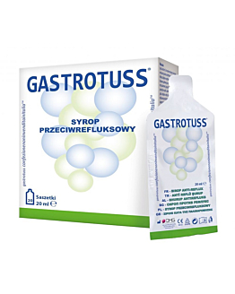 Gastrotuss, Łagodzenie objawów refluksu żołądkowo-przełykowego, Syrop w saszetkach