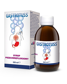 Gastrotuss, Łagodzenie objawów refluksu żołądkowo-przełykowego, Syrop 