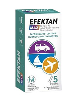 Efektan Max 50 mg/5 ml Saszetki