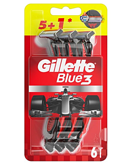 Gillette Rasoi Blue3 Red 5+1 pz