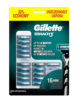 Gillette Mach3 Ostrza 16 szt.