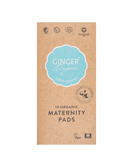 GingerOrganic Assorbenti Post-Parto, 10 pezzi.