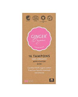 GingerOrganic Tamponi con applicatore Mini, 16 pezzi.