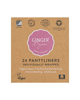 GingerOrganic Assorbenti igienici, 24 pezzi.