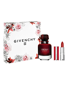 Givenchy L'Interdit Rouge Set: eau de parfum + mini rossetto Le Rouge No. 37 Deep Velvet