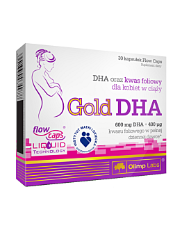 Olimp Gold DHA, DHA oraz kwas foliowy dla kobiet w ciąży, Kapsułki