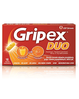 Gripex Duo 500 mg + 6,1 mg tabletki powlekane 