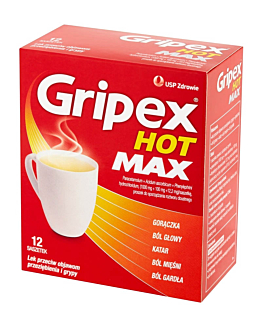 Gripex Hot Max, 12 saszetek