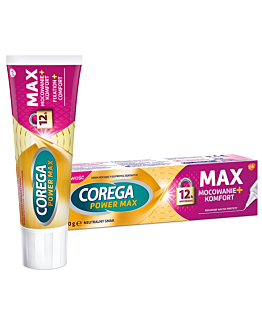 Corega Power Max Mocowanie + Komort Krem do protez zębowych