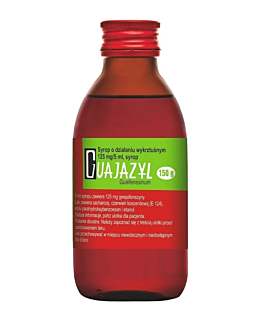 Guajazyl 125 mg/5 ml syrop, 150 g