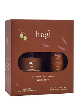 Hagi Zestaw Whisky Barber (Szampon do Brody i Wąsów + Olejek )