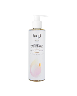HAGI Mama Olio Naturale per l'Igiene Intima Idratante e Lenitivo dal Primo Giorno di Gravidanza e Post Parto 200 ml