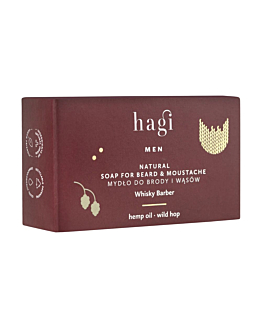 Hagi Whisky Barber naturalne Mydło do brody i wąsów