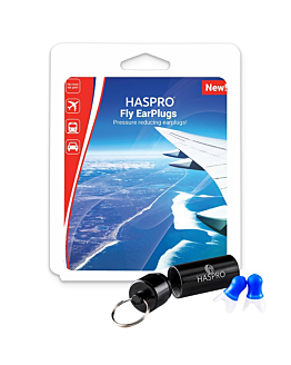 Haspro Fly EarPlugs, Zatyczki do uszu podczas podr&oacute;ży