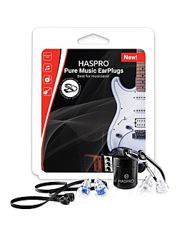 Haspro Pure Music Universal, Zatyczki do uszu, Kolor niebieski