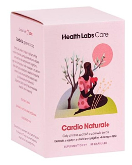 Health Labs Care Cardio Natural+ Suplement diety wspierający układ krążenia Kapsułki