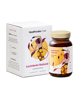 Health Labs Care Lactoferrin Natural+, Suplement diety wzmacniający odporność, Kapsułki