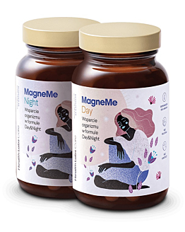 Health Labs Care MagneMe Day + Night, Suplement diety z magnezem, Kapsułki