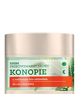 Herbal Care Krem przeciwzmarszczkowy do cery dojrzałej Konopie z retinolem 