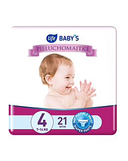 Life Baby's Pieluchomajtki dla dzieci, rozm. 4 Maxi