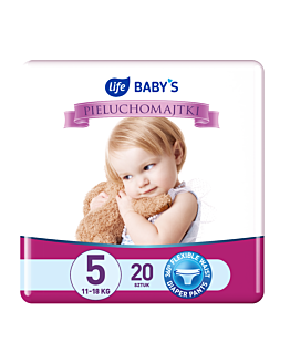 Life Pants Pieluchomajtki dla dzieci, Junior [5] 20szt