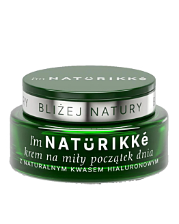 Naturikke Krem na miły początek dnia z naturalnym kwasem hialuronowym