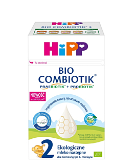 Hipp 2 BIOCombiotik Ekologiczne Mleko Początkowe Po 6  miesiącu