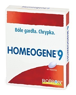 Homeogene 9 Tabletki na ból gardła