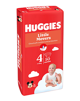 Huggies Little Movers 4 Pannolini per bambini 50 pz